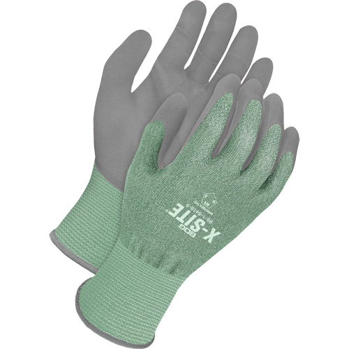 X-Site&reg; Coated Cut-Resistant Touchscreen Gloves, Size 6, 18 Gauge, Polyurethane Coated, HPPE Shell, ASTM ANSI Level A4 Cam Industrial