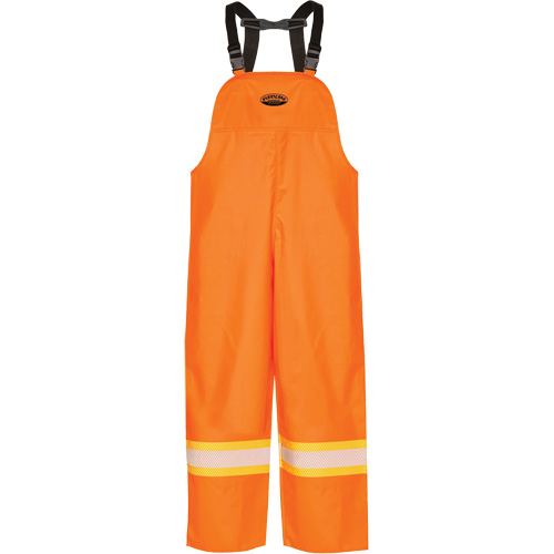 R805 Hurricane Bib Pants, Small, High Visibility Orange Cam Industrial