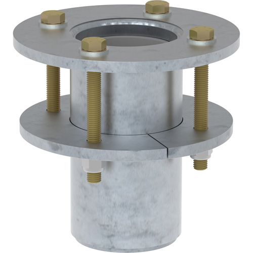 DBI-SALA&reg; Confined Space Deck Mount Base, Galvanized Cam Industrial