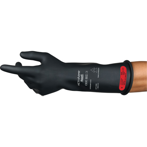 ActivArmr&reg; RIG R014BUL Ultra-Lightweight Electrical Insulated Gloves, ASTM Class 0, Size 11, 14" L Cam Industrial