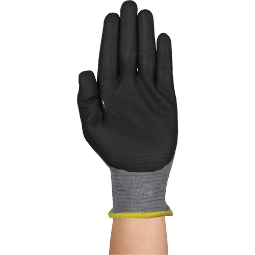 Gants r&eacute;sistants &agrave; la coupe HYFLEX 11-584, Taille Grand/9, Calibre 21, Rev&ecirc;tement Mousse de nitrile, Enveloppe en PEHP/Intercept, ASTM ANSI niveau A6/EN 388 niveau F Cam Industrial