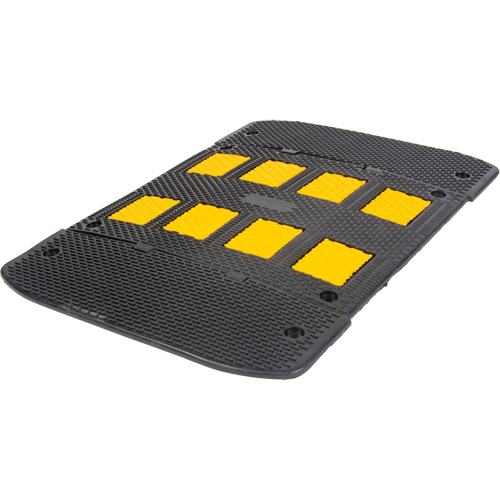 Bosse de d&eacute;c&eacute;l&eacute;ration avec embouts d'extr&eacute;mit&eacute;s, Caoutchouc, 3' lo x 40" la x 2" h Cam Industrial