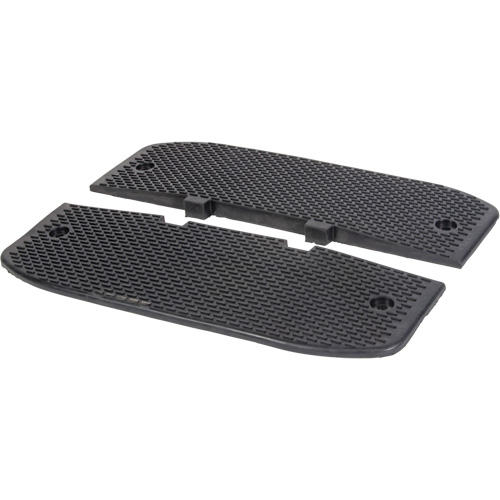 Embouts d'extr&eacute;mit&eacute;s pour bosse de d&eacute;c&eacute;l&eacute;ration, Caoutchouc, 3' lo x 20" la x 2" h Cam Industrial