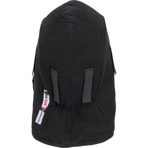 Pioneer 766A Flame-Resistant Quilted Hard Hat Liner with Detachable Mouthpiece, Black/Grey, Cotton/FR-Tech&reg;/Modacrylic/Nylon Cam Industrial