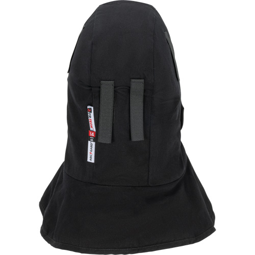 Doublure matelass&eacute;e ignifug&eacute;e Pioneer 765A pour casque de s&eacute;curit&eacute; avec un long cou et embout buccal amovible, Noir/Gris, Coton/FR-Tech/Modacrylique/Nylon Cam Industrial