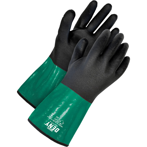 Gants r.sistant aux produits chimiques avec doublure r&eacute;sistante &agrave; la coupe, Taille 9/Grand, 12" lo, PVC Cam Industrial