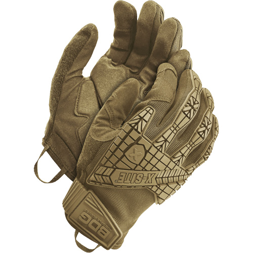 X-Site&reg; Impact Performance Gloves, Suede Palm, Size Small Cam Industrial
