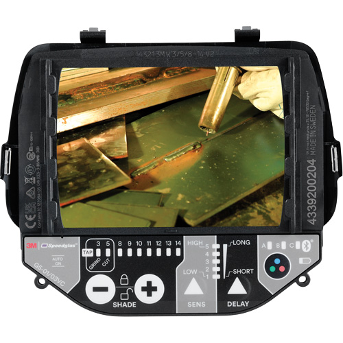 Filtre auto-assombrissant &agrave; teinte variable Speedglas G5, 2-4/5" la x 4-1/4" h Champ de vision, Pour utilisation avec Casques G5-01 et G5-03 Cam Industrial