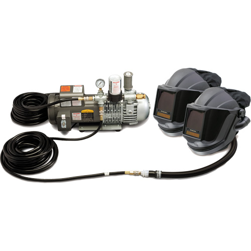 2-Worker MAXSHIELD&reg; Supplied Air Shield & Flip-Front Welding System Cam Industrial