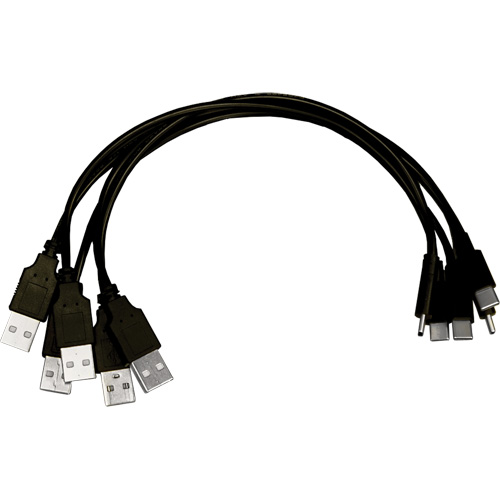 C&acirc;ble de rechange pour multi-chargeur USB-C Cam Industrial