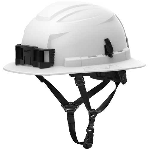 BOLT Full Brim Safety Helmet, Meets CSA Type 2, Ratchet Suspension, Non-Vented Cam Industrial