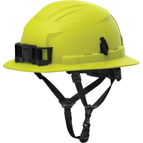 BOLT Full Brim Safety Helmet, Meets CSA Type 2, Ratchet Suspension, Non-Vented Cam Industrial