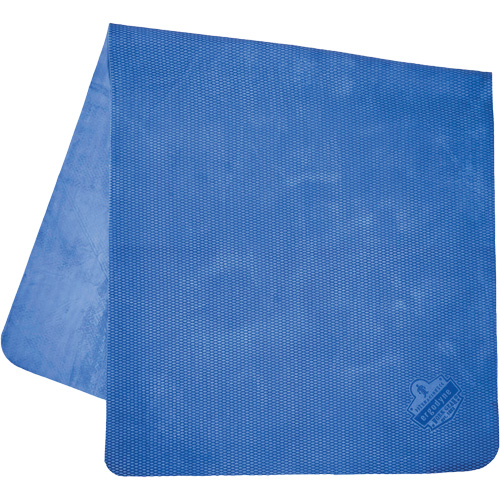 Serviette de refroidissement par &eacute;vaporation &eacute;conomique Chill-Its 6601, Bleu Cam Industrial