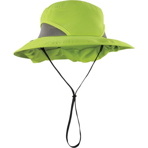 Chill-Its 8934 Ranger Hat with Neck Shade, Large/X-Large, Hi-Vis Lime Cam Industrial