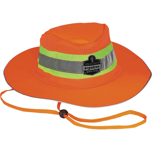GloWear 8935 Ranger Sun Hat, 2X-Large/3X-Large, High Visibility Orange, Polyester Cam Industrial