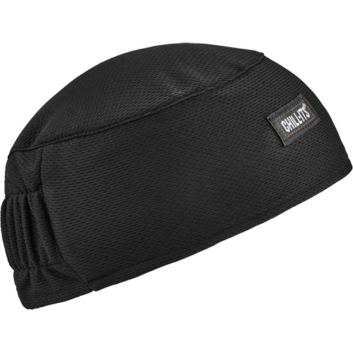 Chill-Its 6630 High-Performance Skull Cap with Terry Cloth Sweatband, Black Cam Industrial