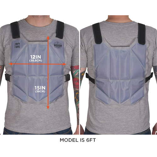 Veste de refroidissement de changement de phase Chill-Its6210, Taille unique, Bleu Cam Industrial