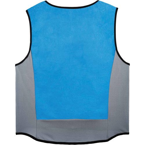 Veste de refroidissement &eacute;vaporatif Chill-Its 6667 avec fermeture &agrave; glissi&egrave;re, T-Grand, Bleu Cam Industrial