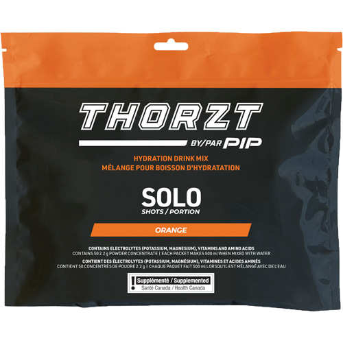 THORZT Sugar-Free Solo Shot Hydration Drink Mix, Single Serve, Orange Cam Industrial