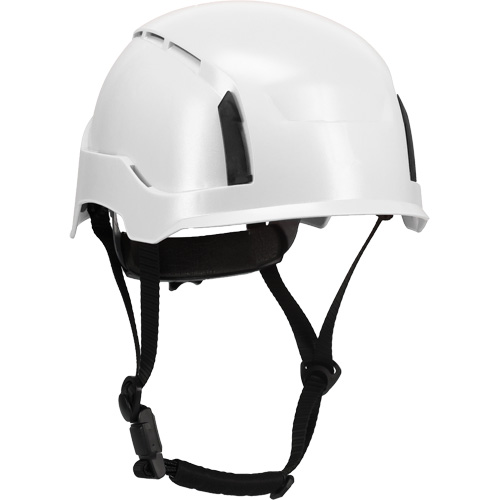 North&reg; RZRBack Industrial Climbing Helmet, Meets CSA Type 2, Ratchet Suspension, Vented Cam Industrial