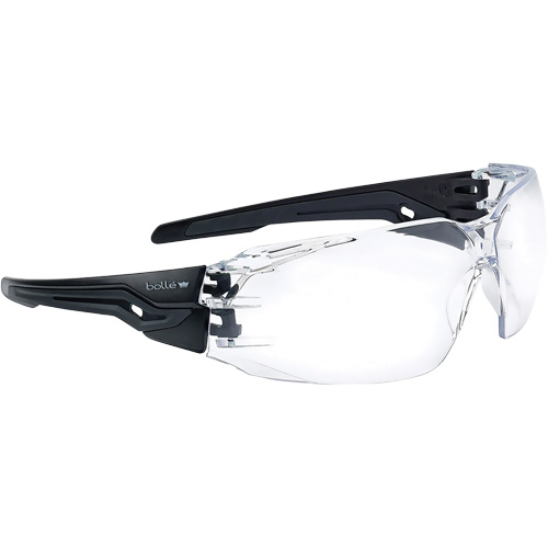 Silex+ BSSI Safety Glasses, Clear Lens, Anti-Fog/Anti-Scratch, ANSI Z87+ Cam Industrial