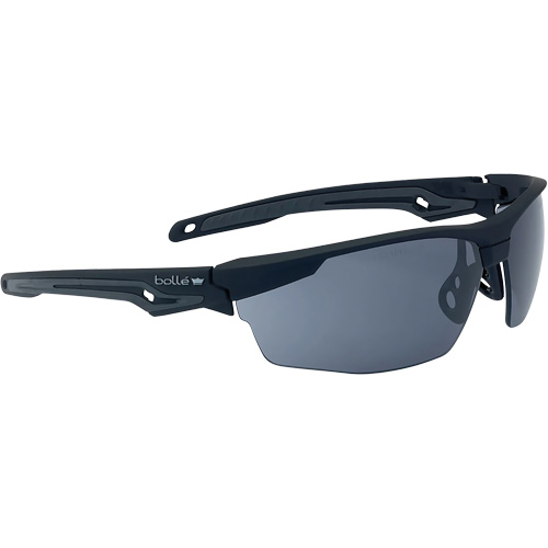 Tryon BSSI Ballistic Safety Glasses, Smoke/Grey Lens, Anti-Fog/Anti-Scratch, ANSI Z87+ Cam Industrial