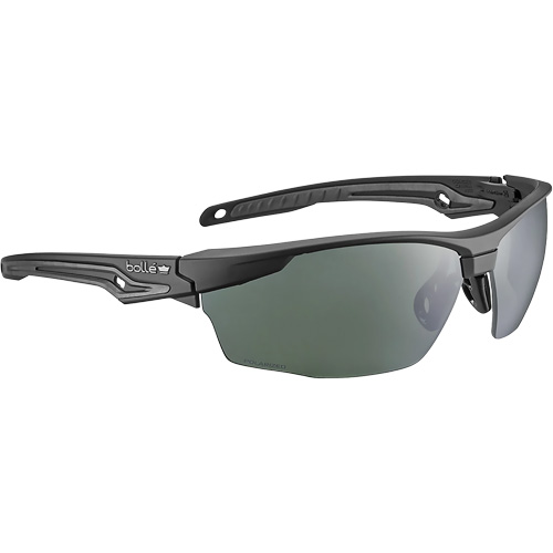 Tryon BSSI Ballistic Safety Glasses, Grey Lens, Anti-Fog/Anti-Scratch/Polarized, ANSI Z87+ Cam Industrial