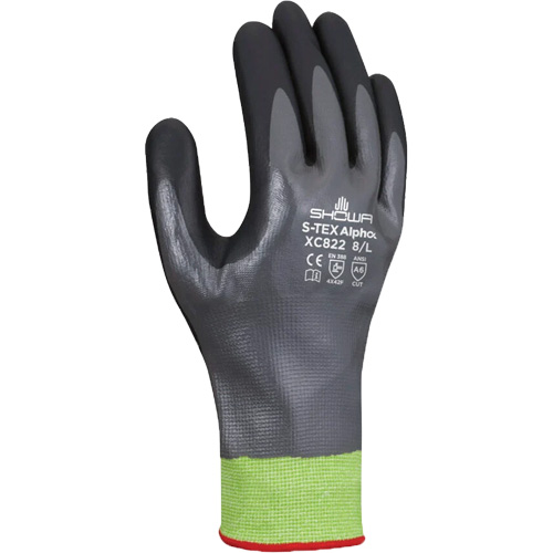 Gants r&eacute;sistants &agrave; la coupe S-TEX Alpha XC822, Taille 2T-Grand/10, Calibre 18, Rev&ecirc;tement Nitrile, Enveloppe en Tungst&egrave;ne, ASTM ANSI niveau A6 Cam Industrial