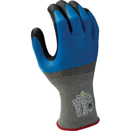 376 Cut-Resistant Gloves, 10/2X-Large, Nitrile/Foam Nitrile Coating, 13 Gauge, Polyester/Stainless Steel Shell Cam Industrial