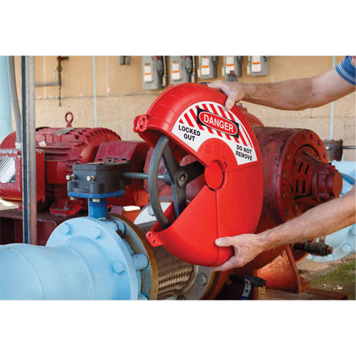 Collapsible Gate Valve Lockout Device, Wheel Type Cam Industrial