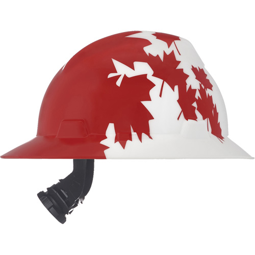 Casque de protection V-Gard &agrave; fentes s&eacute;rie Canadian Freedom, Suspension Rochet, Non ventil&eacute; Cam Industrial
