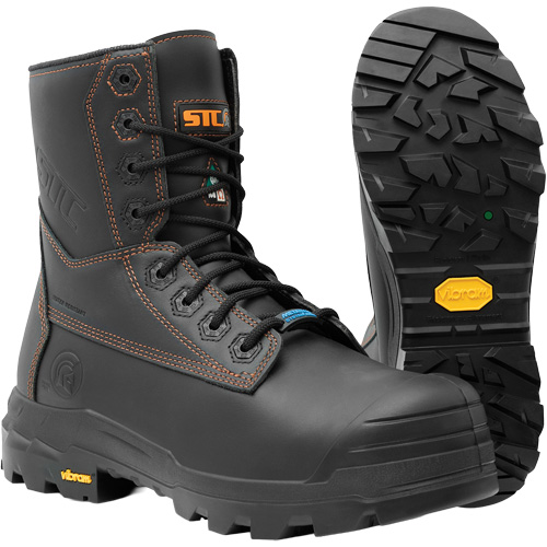Metpro Flex Work Boots with Metguard, Leather, Size 13, Impermeable Cam Industrial