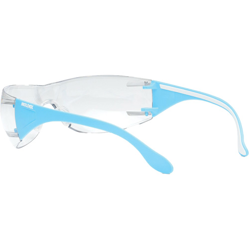 Adapt Lite Blue/White Safety Glasses, Clear Lens, Anti-Fog/Anti-Scratch, ANSI Z87+/Meets/Exceeds CSA Z94.3 Cam Industrial