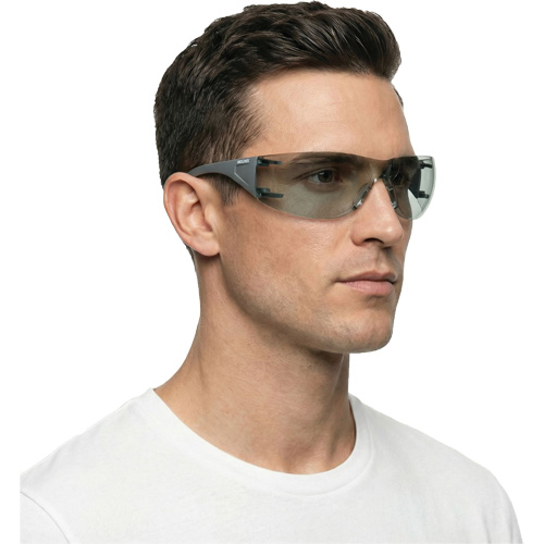 Adapt Lite Safety Glasses, Indoor/Outdoor Lens, Anti-Fog/Anti-Scratch, ANSI Z87+/Meets/Exceeds CSA Z94.3 Cam Industrial