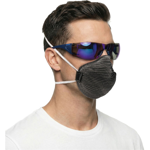 Lunettes de s&eacute;curit&eacute; Adapt Lite, Lentille Miroir bleu, Antibu&eacute;e/Anti-&eacute;gratignures, ANSI Z87+/R&eacute;pond ou surpasse la norme CSA Z94.3 Cam Industrial