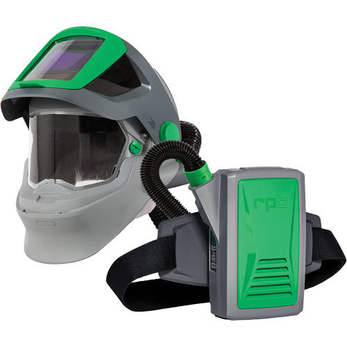 Respirateur de soudage Z4 avec joint de menton FR et APR motoris&eacute; PX5, Respirateur &agrave; masque/Masque de soudage Cam Industrial