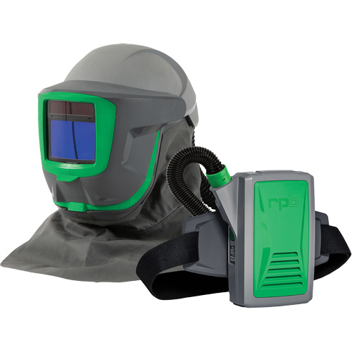 Z-Link+ syst&egrave;me APR motoris&eacute; avec cape &agrave; l'&eacute;paule & visi&egrave;re, Respirateur &agrave; masque/Masque de soudage Cam Industrial