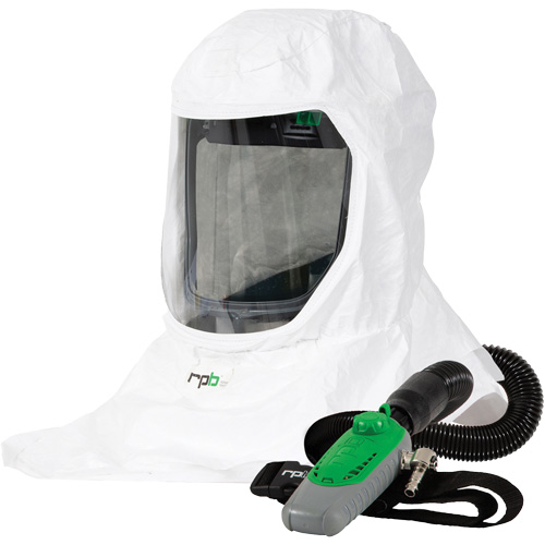 Respirateur T-Link avec casquette, tube de respiration & C40, Cagoule ample & visi&egrave;re Cam Industrial