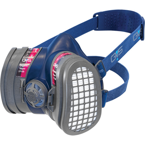 Elipse&reg; Low Profile OV/P100 NIOSH Respirator with Replacement Filters, Elastomer/Thermoplastic, Small/Medium Cam Industrial