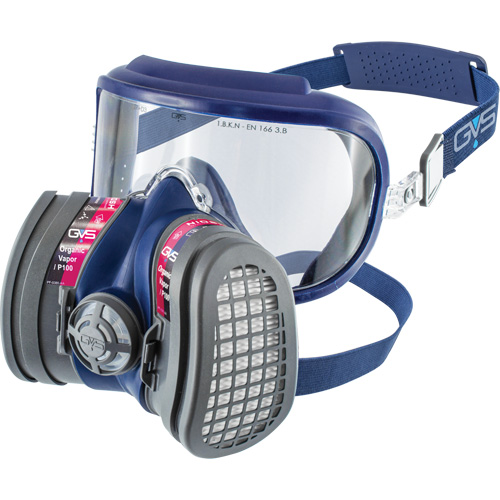 Elipse Integra&reg; Low Profile OV-P100 NIOSH Respirator with Replacement Filters, Elastomer/Thermoplastic, Medium/Large Cam Industrial