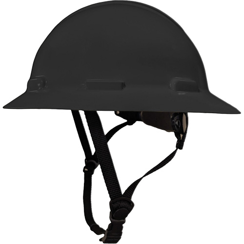 LIDGUARD&reg; Full Brim Hardhat with Chinstrap, Meets CSA Type 1, Ratchet Suspension, Vented Cam Industrial