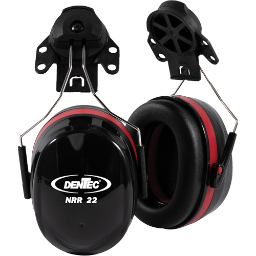 SEALTEC 500 Series Earmuff with Stainless Steel Dual Arms, Cap Mount, 26 dB NRR dB Cam Industrial