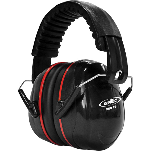 Cache-oreille SEALTEC de s&eacute;rie 500 avec bras doubles en acier inoxydable, Bandeau repliable, 26 dB NRR dB Cam Industrial