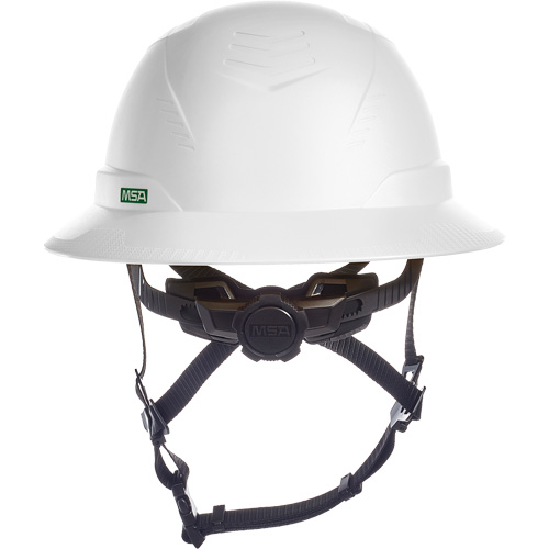 V-Gard H2&reg; Full Brim Safety Helmet, Ratchet Suspension, Non-Vented Cam Industrial