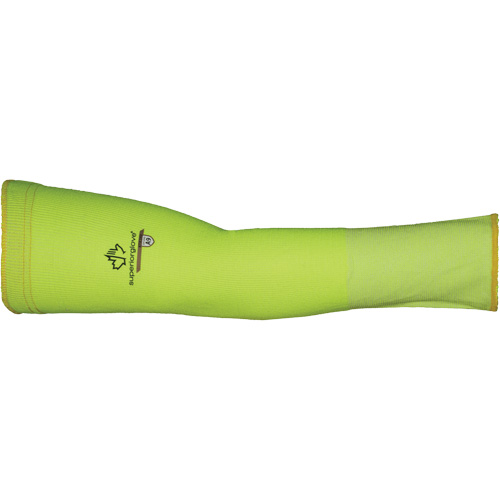 Max KTX1HV Cut-Resistant Sleeve, X-Large, TenActiv, 18", ASTM ANSI Level A9, High Visibility Yellow Cam Industrial