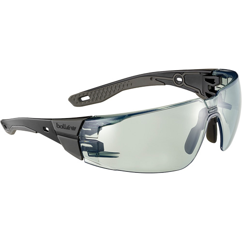 RUSH+ 2.0 M/L Safety Glasses with Black & Grey Frame, Grey/IR 1.7 Lens, Anti-Fog/Anti-Scratch, ANSI Z87+ Cam Industrial