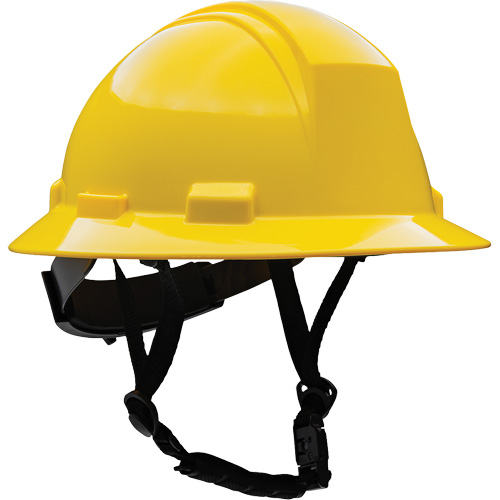 Casque de s&eacute;curit&eacute; &agrave; bord complet Kilimanjaro avec coque en PEHD, R&eacute;pond aux normes CSA type 2, Suspension Rochet, Non ventil&eacute; Cam Industrial
