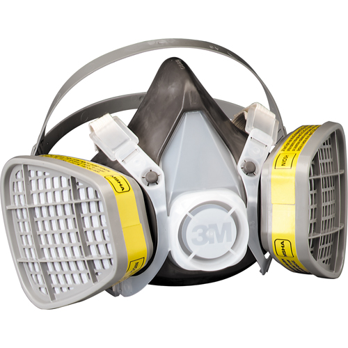 Organic Vapour/Acid Gas Respirator, Elastomer/Thermoplastic, Large Cam Industrial