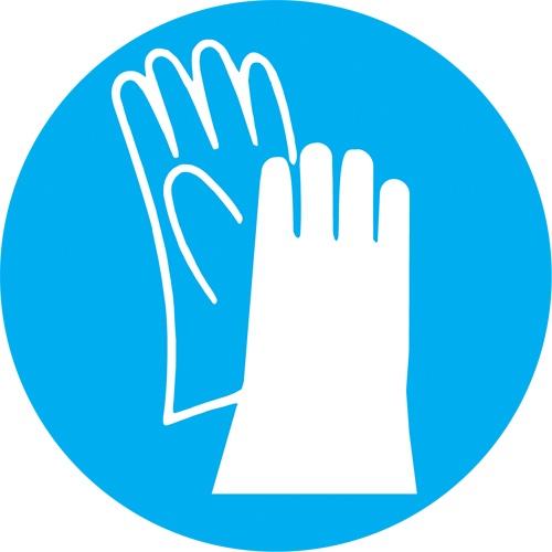 Right to Know Pictogram Labels -Boots, Vinyl, Sheet, 5/8" L x 3/4" W Cam Industrial