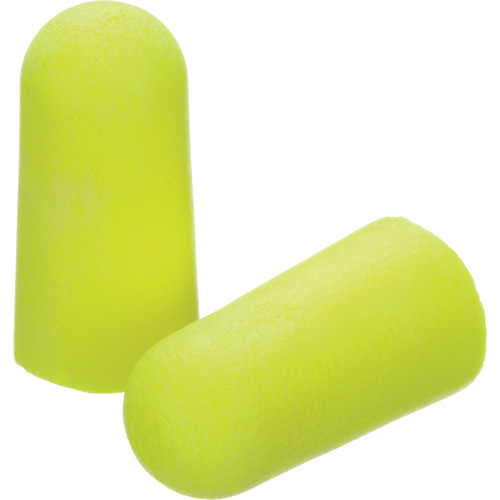 Bouchons d'oreilles n&eacute;on jaune E-A-Rsoft, Vrac - Sac en poly Cam Industrial